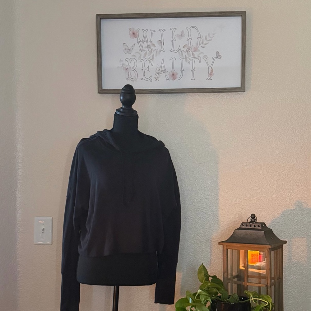Nike Black Women's Crewneck Hoodie Sweater